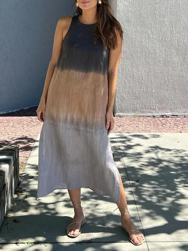 Aria™ - Stylish Casual Tie-Dye Long Dress