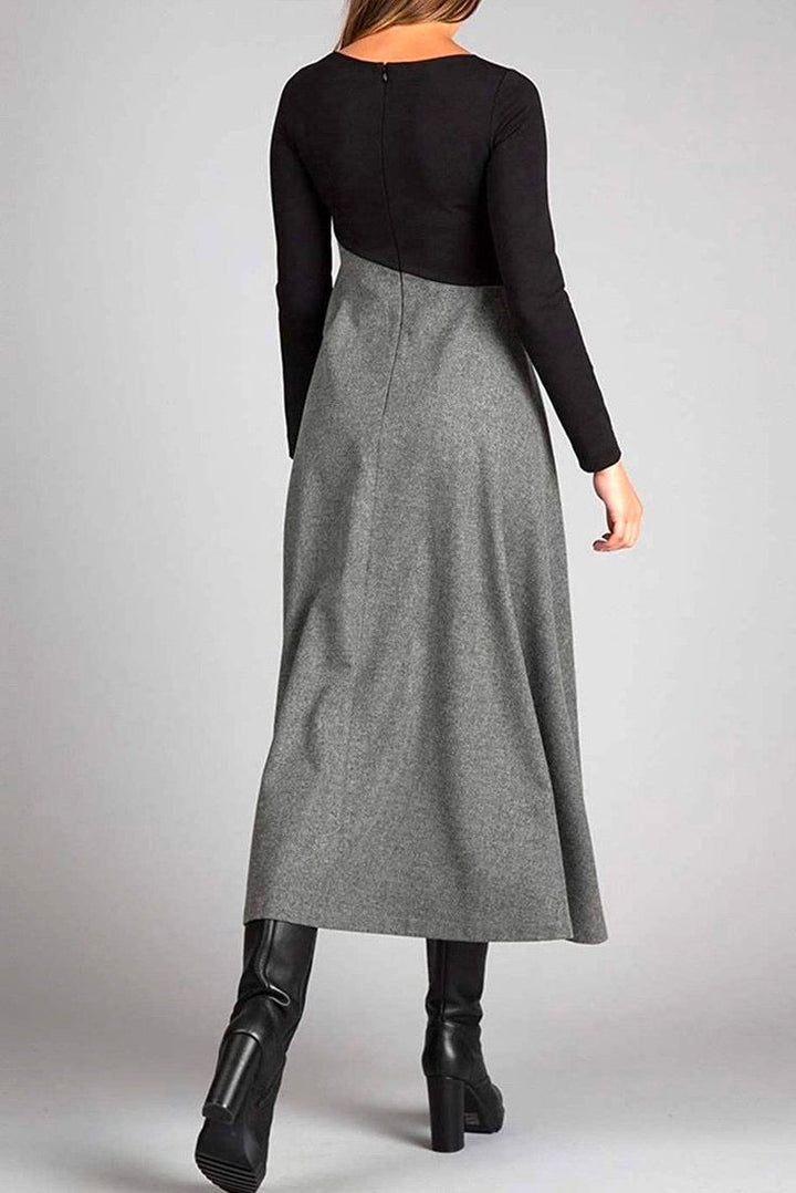 Lily/ Chic Long-Sleeve Maxi Dress