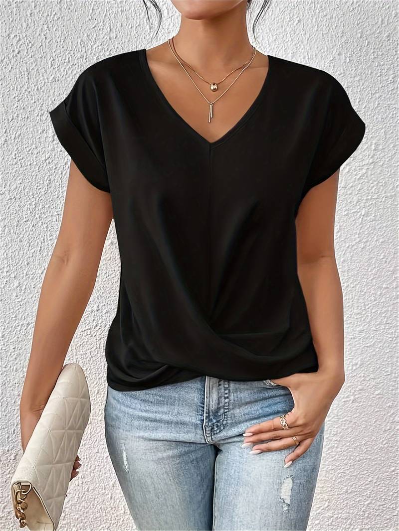 Zinnia - Casual Short Sleeve T-Shirt