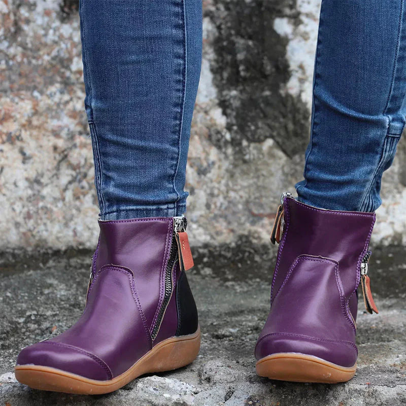 IRIS - PREMIUM ZIPPERED BOOTS