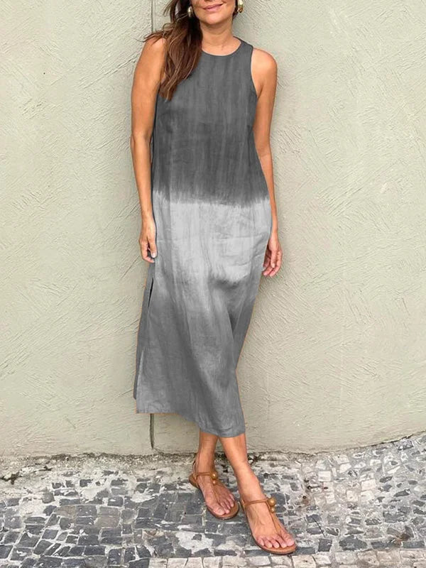 Aria™ - Stylish Casual Tie-Dye Long Dress