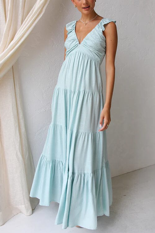 ALESSIA™ | Elegant Maxi Dress with Ruffles