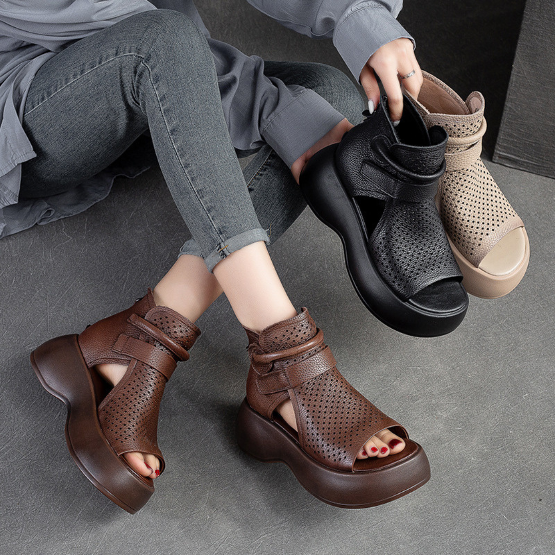 Meike™ -  Orthopedic Leather Sandals