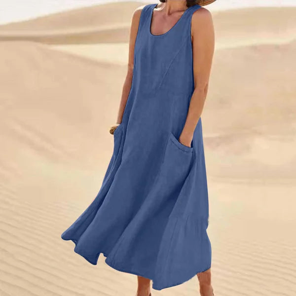 Almira | Soft Linen Dress