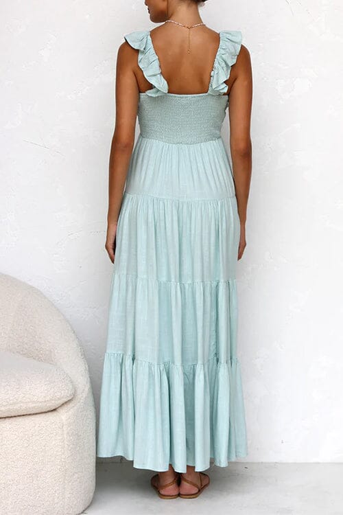 ALESSIA™ | Elegant Maxi Dress with Ruffles