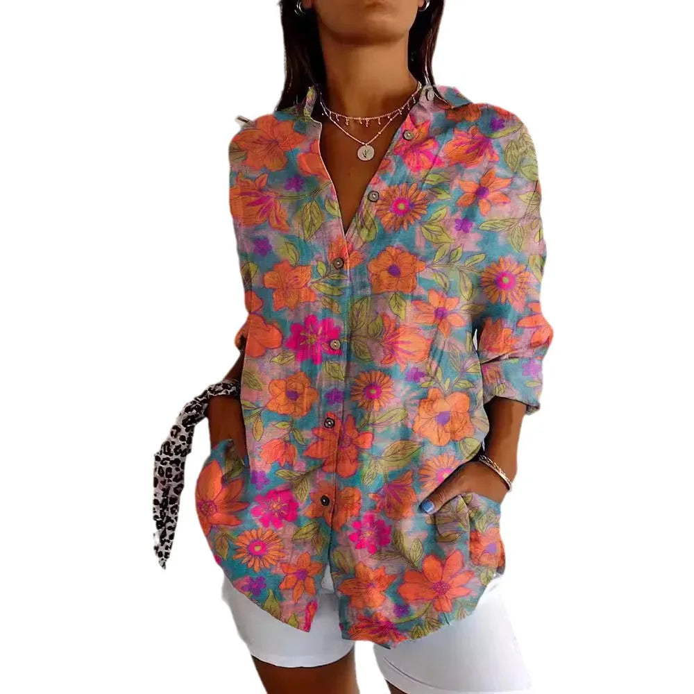 Sonia | Vibrant Pattern Blouse