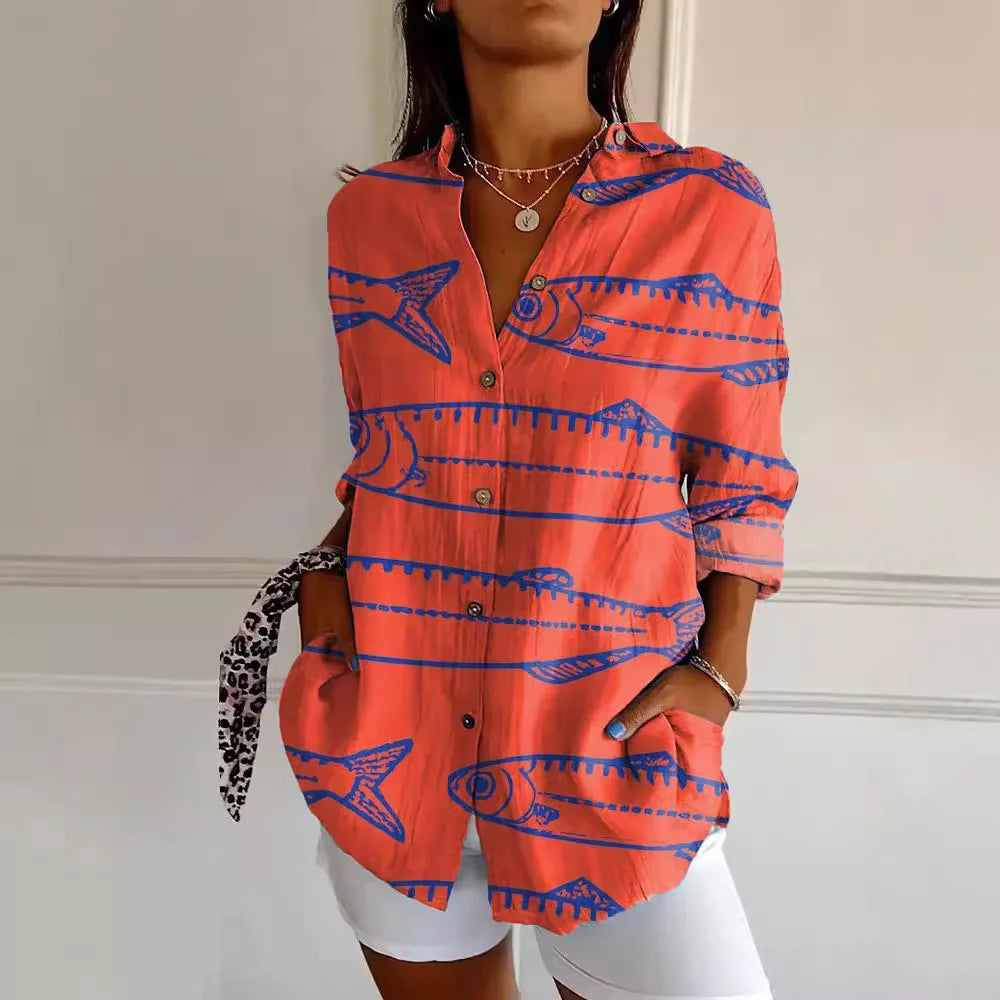 Sonia | Vibrant Pattern Blouse