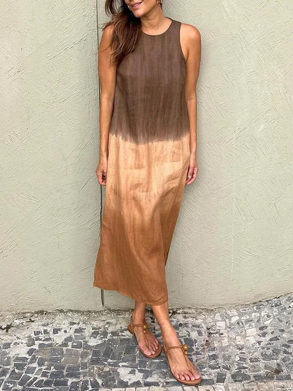 Aria™ - Stylish Casual Tie-Dye Long Dress