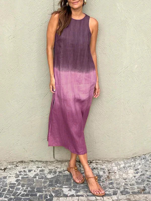 Aria™ - Stylish Casual Tie-Dye Long Dress