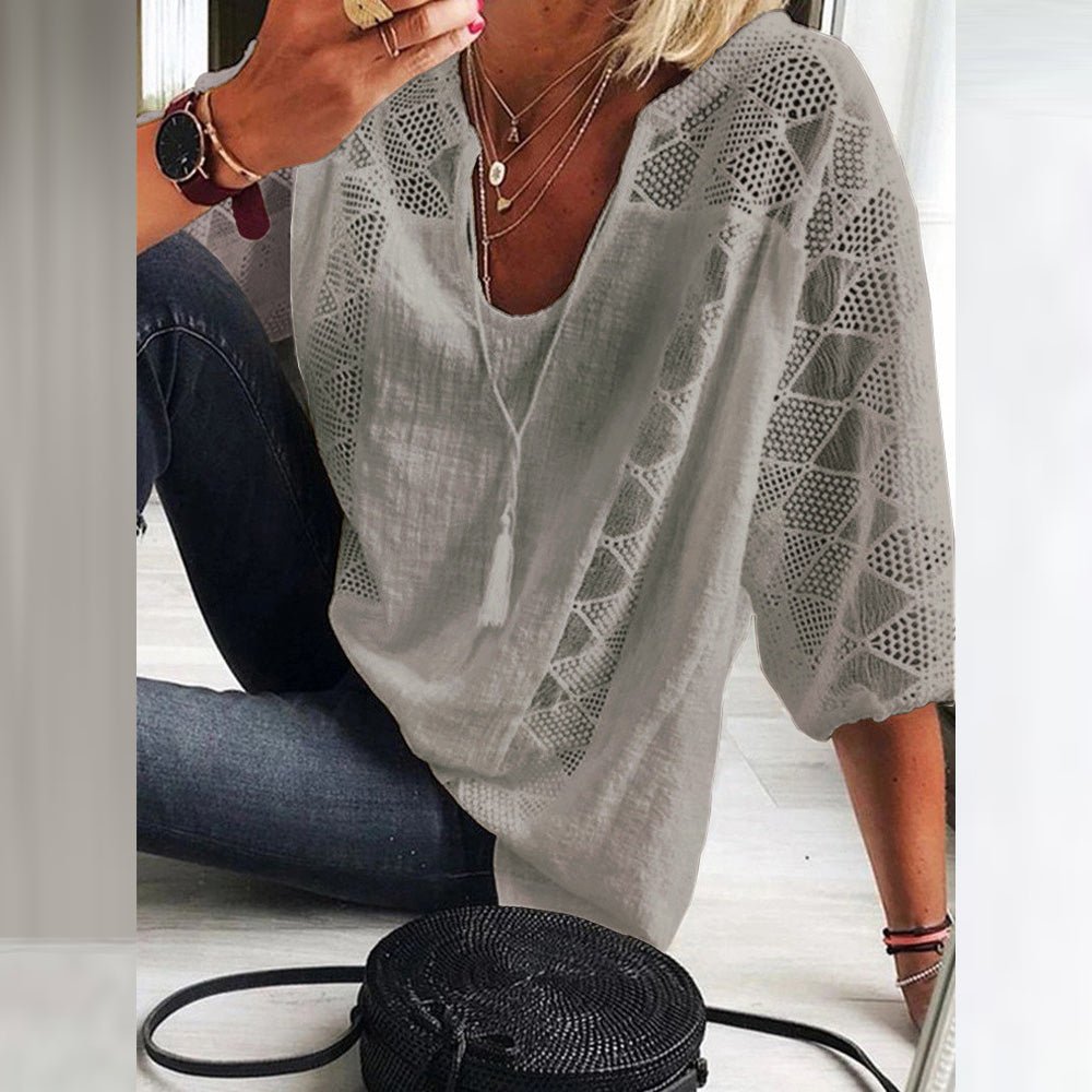 CALLA™ | BOHO CHIC CROCHET BLOUSE