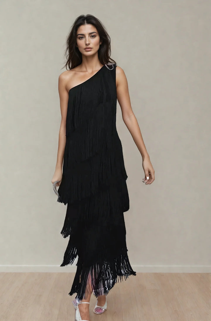 Eva - Fringed dress