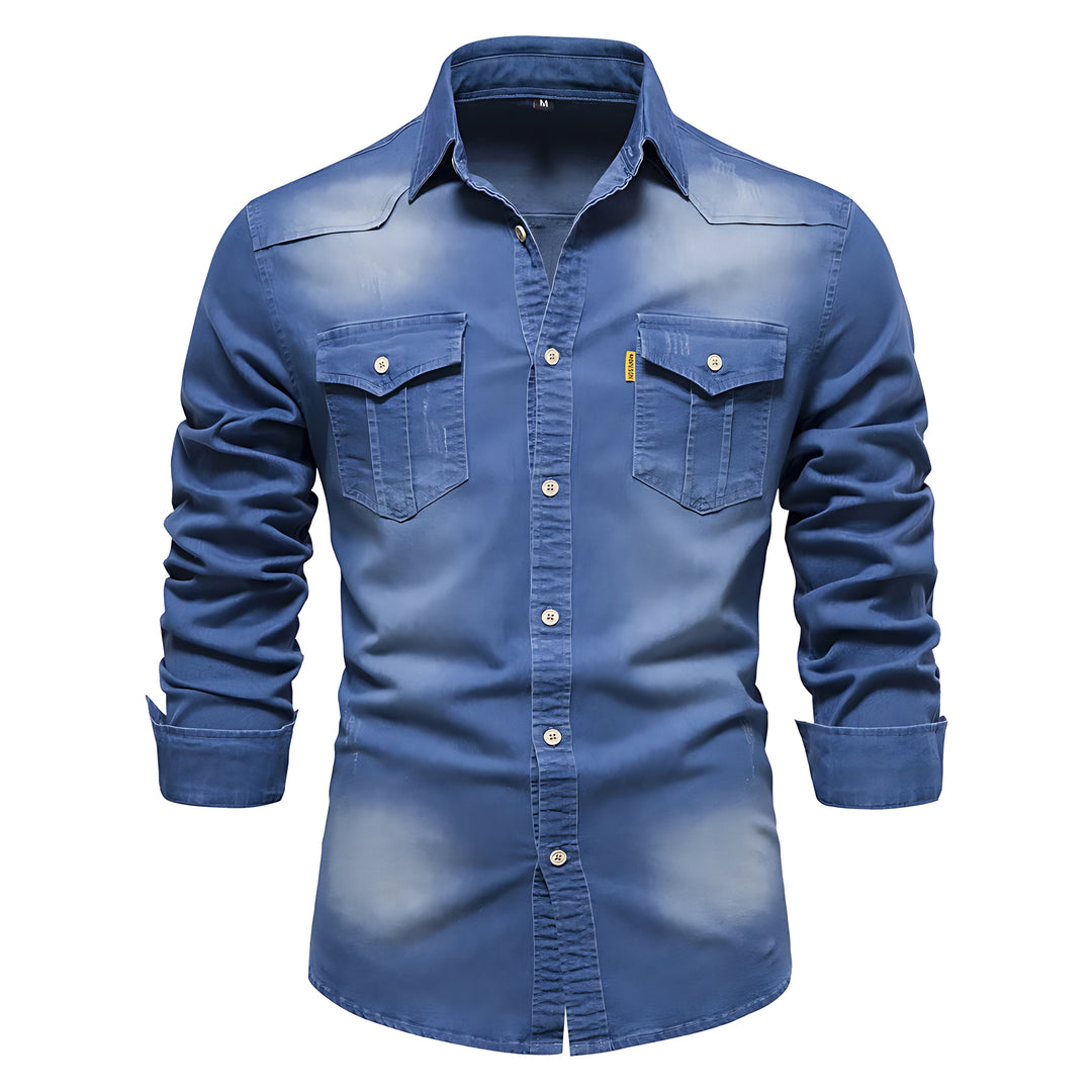 Richard™ | Men's Cotton Denim Shirt