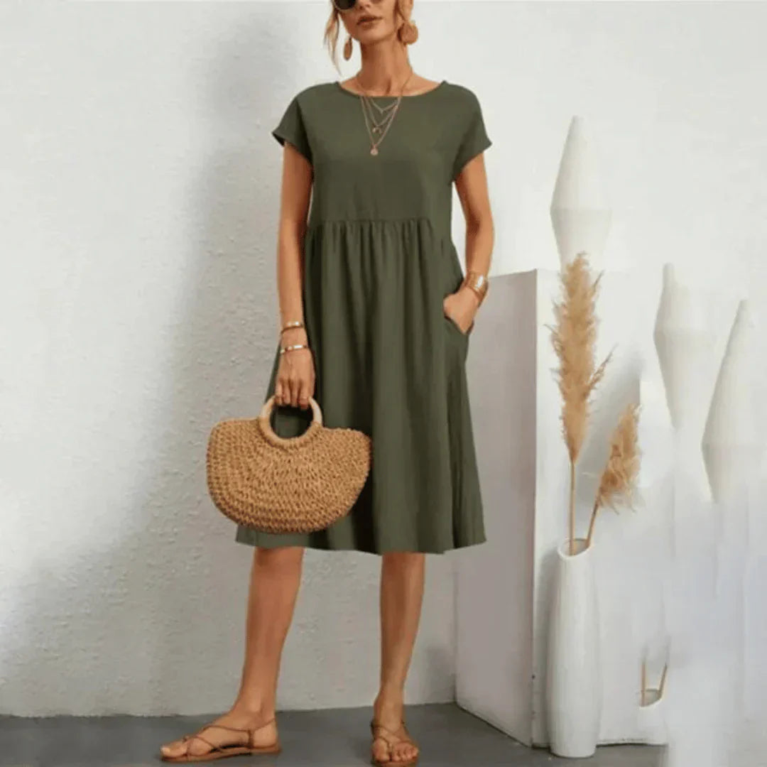 Thessa | Handmade Cotton Dress